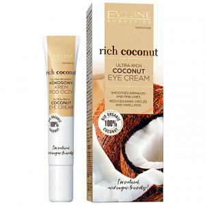 Crema Anticearcane si Antiriduri Zona Ochilor Ultra-Rich Coconut Eveline Cosmetics