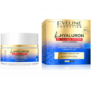 Crema Față Multi Nutritiva Regeneranta si Hipoalergenica BIO Hyaluron 3 x Retinol System 50+ Eveline