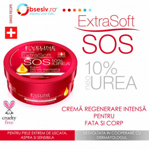 Crema Fata si Corp Eveline Cosmetics Extra Soft SOS 10% neo Urea