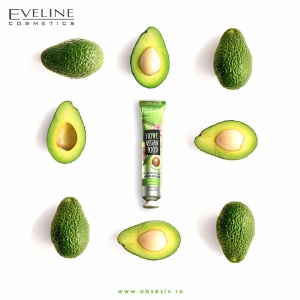 Cremă Regenerare Mâini și Hidratare Intensă cu Avocado și Hibiscus - Eveline Vegan Food
