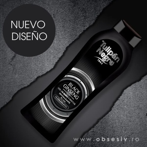 Gel de Baie Fără Parabeni For Men Black Ginseng Tulipan Negro - Prezentare ambientală.