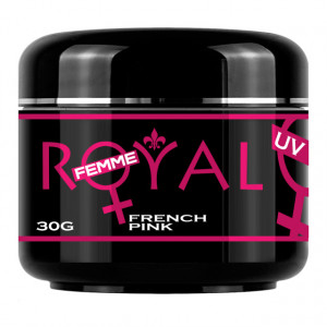 Gel UV French Pink 2 in 1 Royal Femme, Baza si Constructie, 30 ml