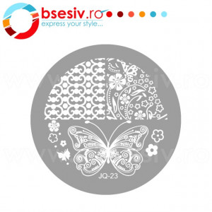 Matrite Stampile Unghii, Cod JQ-23, Accesorii Profesionale Manichiura - Img 2