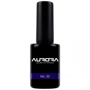 Oja Semipermanenta Aurora Culoare Albastru 'Blue Galaxy' No 30 Cantitate 11 ml