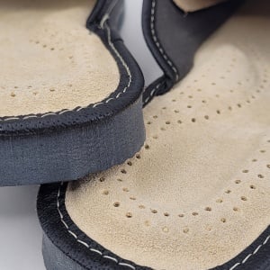 Papuci de Casă din Piele Tylbut „Shadow Soft Comfort” - Prezentare detaliu talpă papuci.