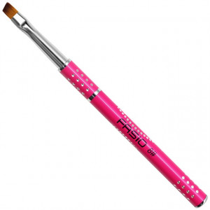 Pensula One Stroke Gel Unghii, No 8, Maner cu Capac Roz, Brand Fasio - Img 2
