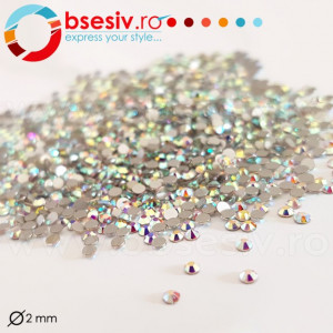 Pietre Unghii Tip Swarovski cu Diametru 2mm, 1440 Buc - Img 2