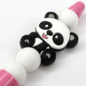 Pix Vesel cu Ornamente din Silicon Model 'Panda Pal'