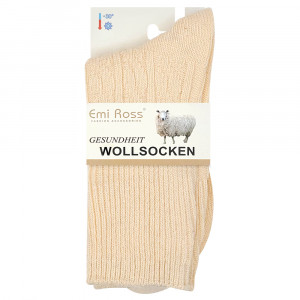 Sosete din Mix de Lână Rezistente la -30°C, 1 Pereche Model 'Wool Wave' Sunny