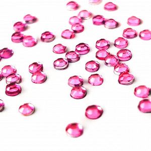 Strasuri Unghii Pietricele Culoare Roz Fucsia, Pietre Decorative Manichiura