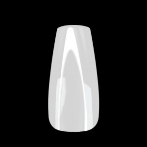 Tipsuri Dizolvabile Balerina Full Nail, Culoare Natur 100 Buc