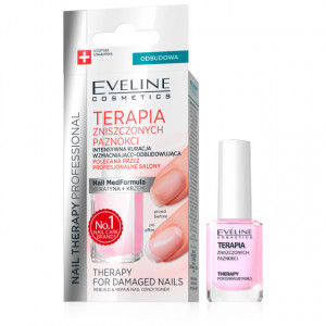 Tratament Intensiv Unghii Distruse Reconstructie si Reparare, Terapia Eveline Cosmetics