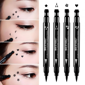 Tus Multifunctional 'Iman of Noble' Dublu Eyeliner cu Stampila Formă de Triunghiu