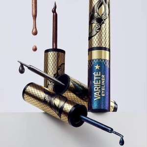 Eveline Variete Eyeliner 24h No.04 Silver Dust - Tuș de ochi argintiu strălucitor pentru un machiaj îndrăzneț! Rezistent la apă, 24h, aplicator pensulă. #tușdeochi #waterproof #argintiu #strălucitor #EvelineVariete