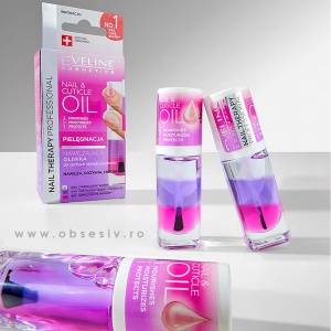 Ulei Unghii și Cuticule 3in1 Tri-Fazic Eveline Cosmetics - Hidratare, Regenerare și Protecție