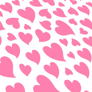Abtibilde Unghii cu Inimioare Decorative pentru Manichiura No. Z-D4213 Pink