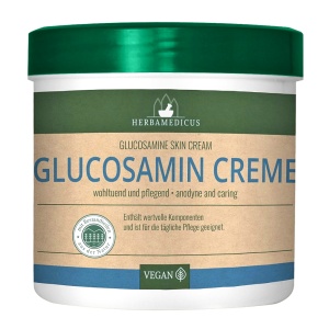 Cremă de Corp cu Glucozamină Herbamedicus 250 ml - Hidratare, Îngrijire și Mobilitate Articulară