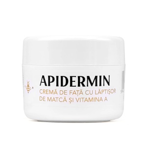 Cremă de Față Apidermin cu Lăptișor de Matcă și Vitamina A - Regenerare, Anti-Rid, Hidratare Intensă