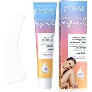 Crema Epilat Fata Corp si Inghinal Eveline Cosmetics | Eficienta, Delicata & Neteda | Piele Sensibila | Hidratare & Ingrijire