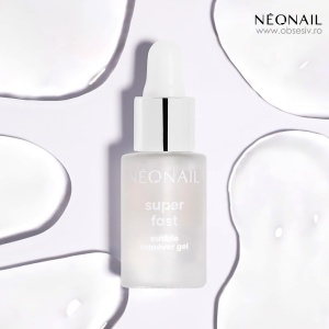 Gel pentru Îndepărtarea Cuticulelor Super Rapid NeoNail - Prezentare produs în sticluță .