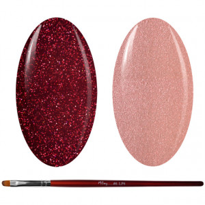 Kit Geluri Color + Pensula Gel Unghii, Cod K2GP-65G/58S