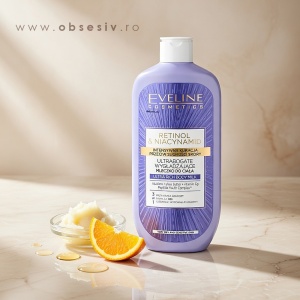 Puterea naturii combinată cu știința: Vitamina C, unt de shea și squalane pentru nutriție.