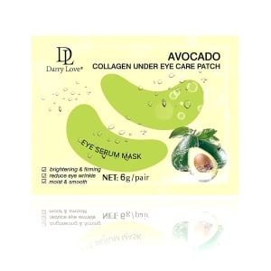 Mască de Ochi (Patch-uri) cu Avocado și Colagen | Reduce Cearcăne, Hidratează, Regenerează