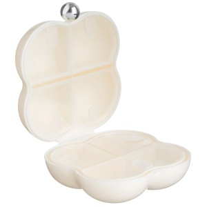 Organizator Medicamente cu 7 Compartimente în Formă de Floare | Design Elegant, Ideală pentru Călătorii