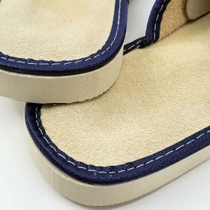 Papuci de Casa din Piele Marca Tylbut Model 'Shadow Comfort' Culoare Albastru