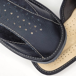 Papuci de Casă din Piele Tylbut „Shadow Soft Comfort” - Prezentare detalii.