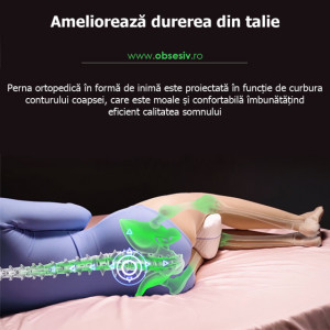 Perna Ortopedica pentru Picioare si Genunchi cu Husa Lavabila Model Malatec