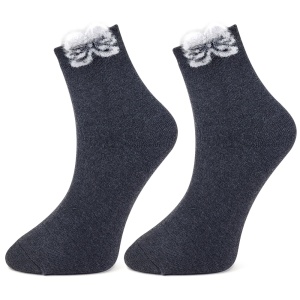 Sosete Groase Set 2 Perechi Model 'Free Flight' Dark Gray | Căldură și Eleganță