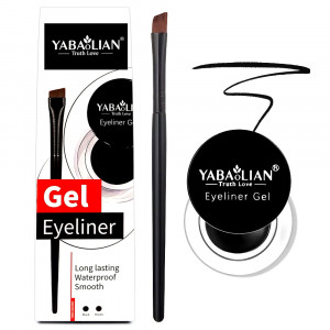 Tus Eyeliner Rezistent la Apa cu Pensula Yabaolian Long Lasting Negru