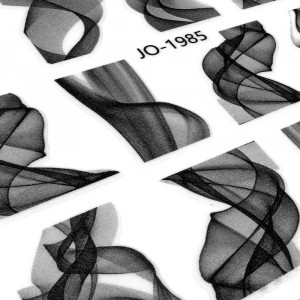 Abtibild Unghii cu Motiv Ornamental Abstract pentru Manichiura No. JO-1985