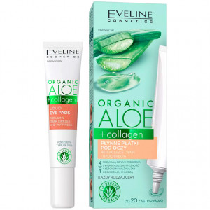Aloe Organic +Colagen Lichid BIO Organic pentru Reducerea Cearcanelor Eveline Cosmetics