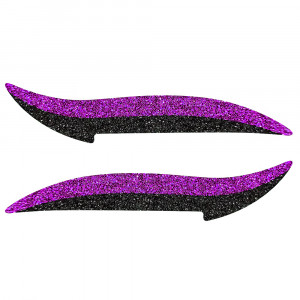 Autocolante Reutilizabile Machiaj Ochi Eyeliner Forma Cat Eye Purple, 4 Perechi