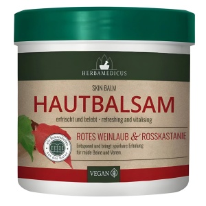 Balsam cu Frunze de Viță de Vie și Castane pentru Picioare Obosite Herbamedicus, 250ml