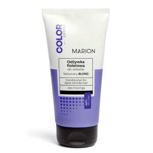 Balsam Violet pentru Păr Blond Marion Color Esperto - Anti-Blond, cu Ulei de Moringa, 150ml
