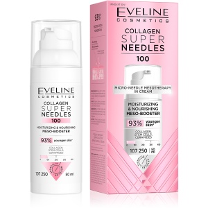 Booster Față cu Colagen | Hidratare si Nutriție - Eveline Collagen Super Needles 100
