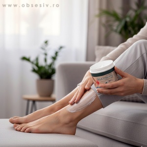 Cremă de Corp cu Glucozamină Herbamedicus 250 ml - Hidratare, Îngrijire și Mobilitate Articulară