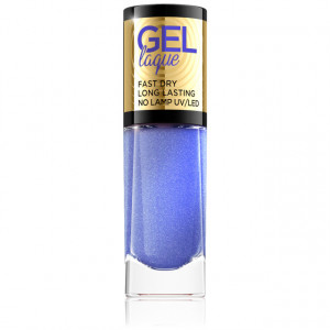 Eveline Cosmetics Gel Laque Trend Collection Culoare Albastru Sidefat No 129