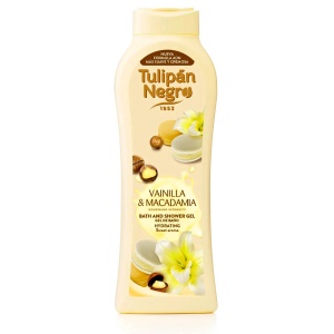 Gel de Baie Fără Parabeni cu Vanilie și Nucă de Macadamia | Tulipan Negro Vanilla & Macadamia Sweet Aroma