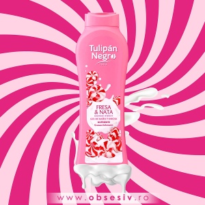 Gel de Baie Fără Parabeni Strawberry & Sour Cream - Prezentare ambientală.