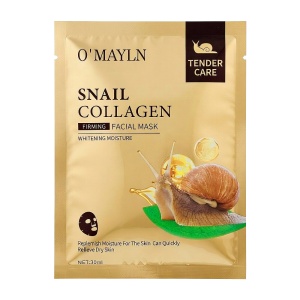 Mască Facială cu Extract de Melc și Colagen pentru Albire și Hidratare - O'Mayln 30ml