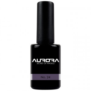 Oja Semipermanenta Aurora Culoare Mov 'Cyber Grape' No 24 Cantitate 11 ml