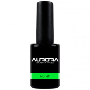 Oja Semipermanenta Aurora Culoare Verde 'Forest' Neon No 69 Cantitate 11 ml