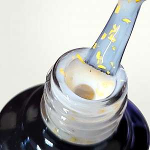 Oja Semipermanenta Colectia 'Milky Flakes Gel' Culoare Alb Laptos No.001