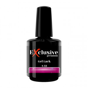 Oja Semipermanenta Exclusive Premium, Culoare Bubblegum Pink, 15 ml