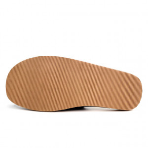 Papuci de Casa din Piele Imblaniti cu Lana Marca Tylbut Model 'Legend' Brown