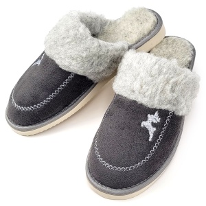 Papuci de Casă Îmblăniți cu Lână Naturală „Winter Joy” | Eleganță, Căldură și Răsfăț